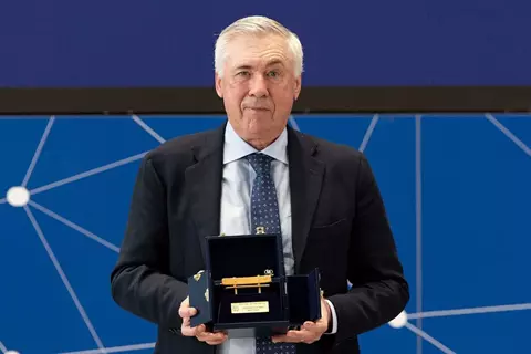 أنشيلوتي يحصد جائزة أفضل مدرب إيطالي لموسم 2023-2024